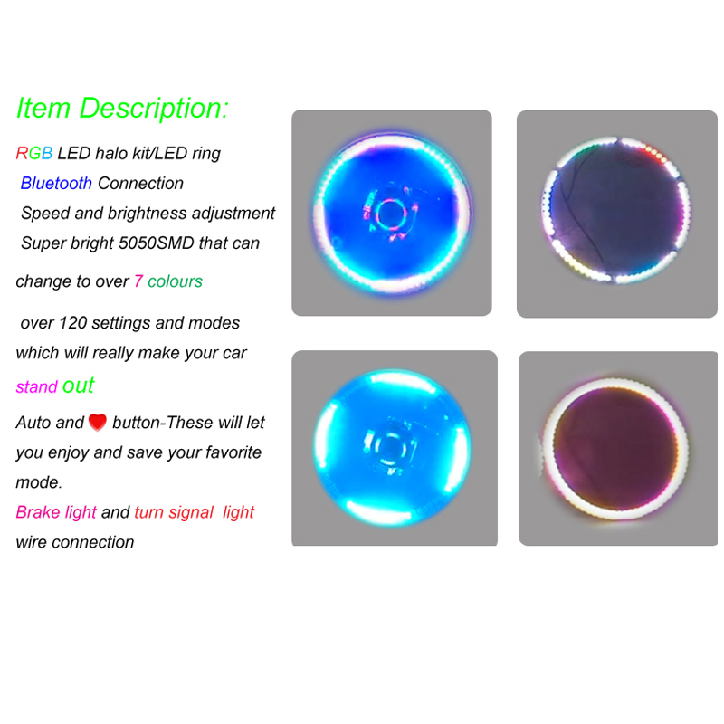 Britop New RGB LED Scheinwerfer Ersatz Halo Kits bereits auf dem Markt